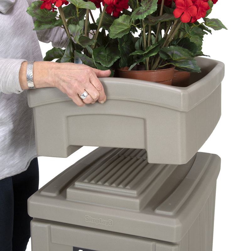 Hide Away Storage Delivery Column Box, Tan