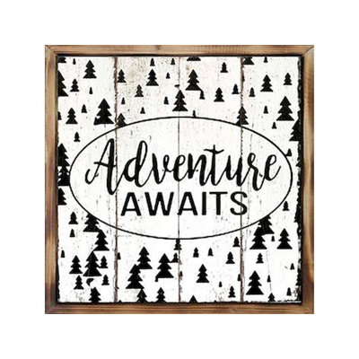 Impression papier « Adventure attend »