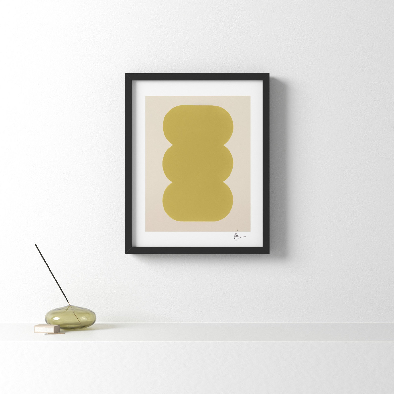Keyhole 4 by Lee Lessem, Black Framed, 20" H x 16" W x 1.25" D