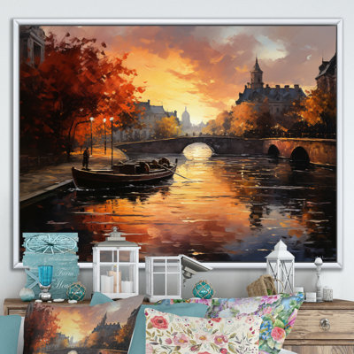 " Yellow Canal Golden Glow Warm "