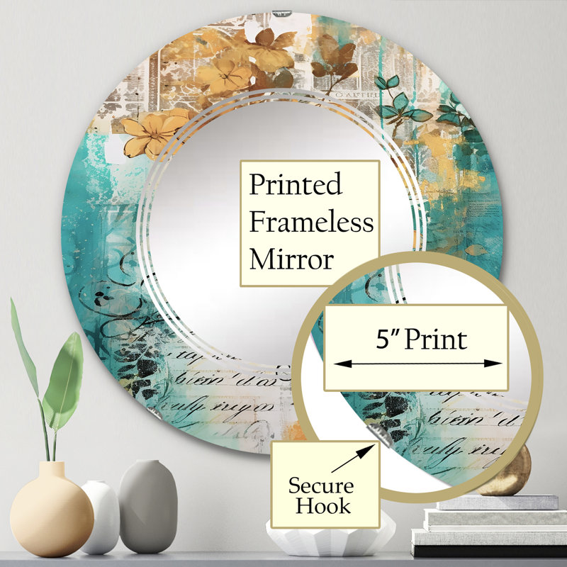 Miroir mural Zavijah, 24 po x 24 po