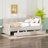Tallis  L-Shaped Corduroy Daybed,Upholstered Bed Frame With 2 Storage Drawers-885865603