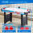RayChee 48” 2 -Player Air Hockey Table with 2 Pucks, 2 Pushers, Digital LED Scoreboard, Powerful 12V Motor