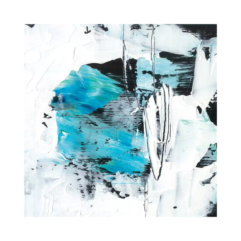 «Kinetic Form II» par Ethan Harper - reproduction d'art, H 37 po x l 37 po x P 1,5 po, Toile tendue, Pas de tapis