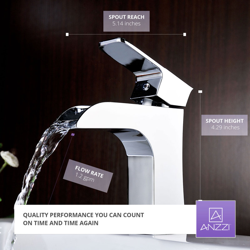 Forza Single-handle Bathroom Faucet, Polished Chrome