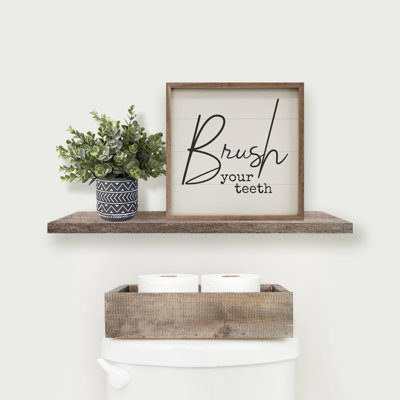 Series Brush Your Teeth White