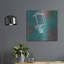 «Type Mic Square» par Michael Mullan, art mural en métal-102872382
