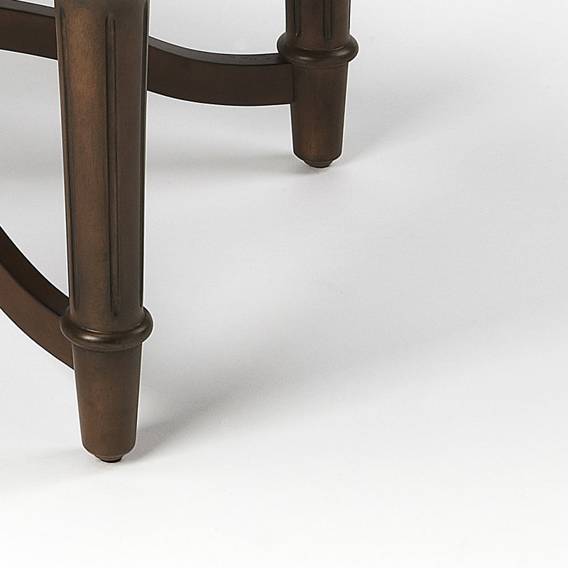 Kiley Cross Legs Coffee Table, Brown