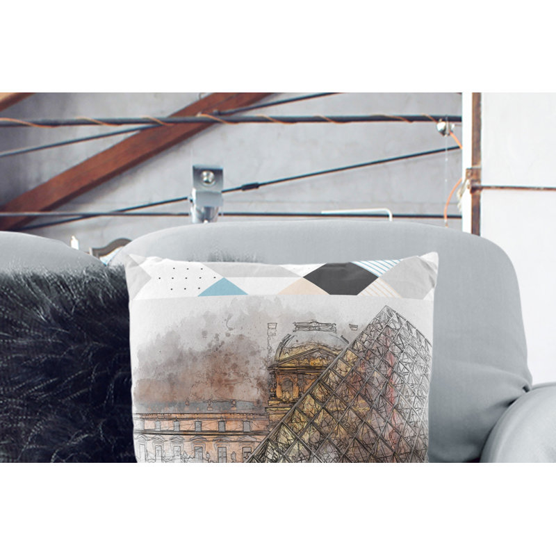 Square Cushion, 55cm H x 55cm W x 20cm D