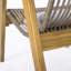 Ensemble de 2 chaises longues en osier tressé Cape Acacia