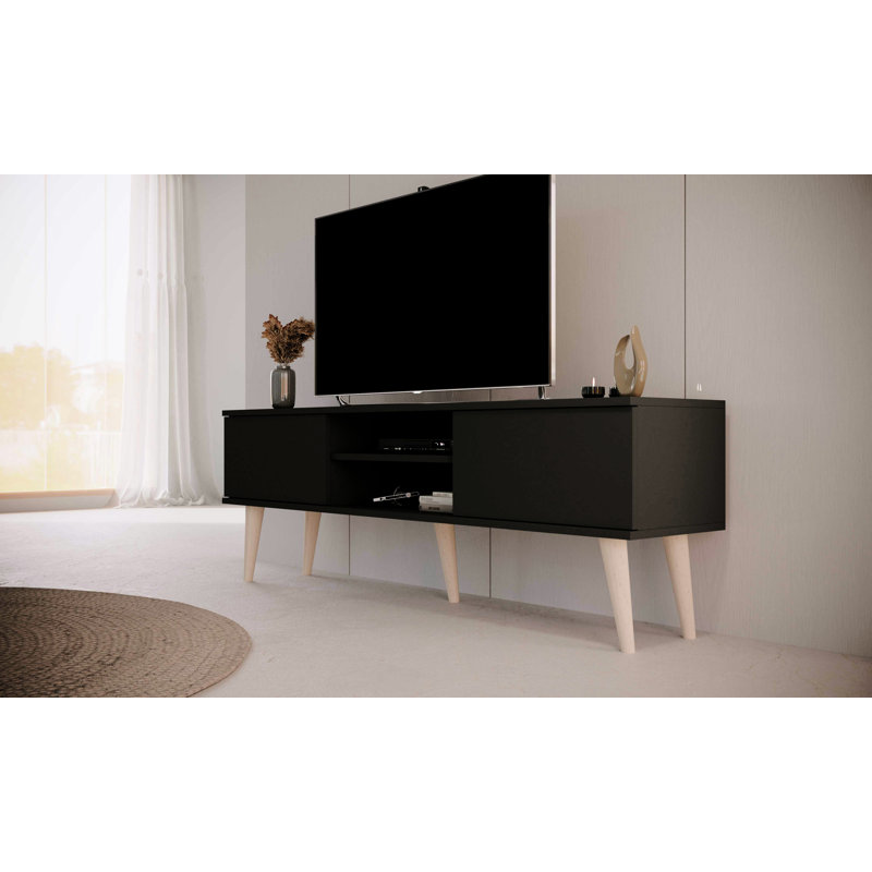 Kaylani TV Stand, Black, 120cm W