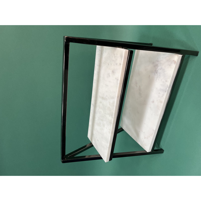 Brodie-Gael Marble Tiered Stand, Green