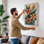 Lilies in Bloom Botanical - Wrapped Canvas-1777072159-1777072154