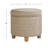Mayen 19" Wide Round Storage Ottoman-432860150