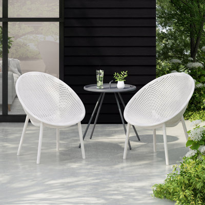 Ensemble de 2 chaises d'appoint pour l'extérieur