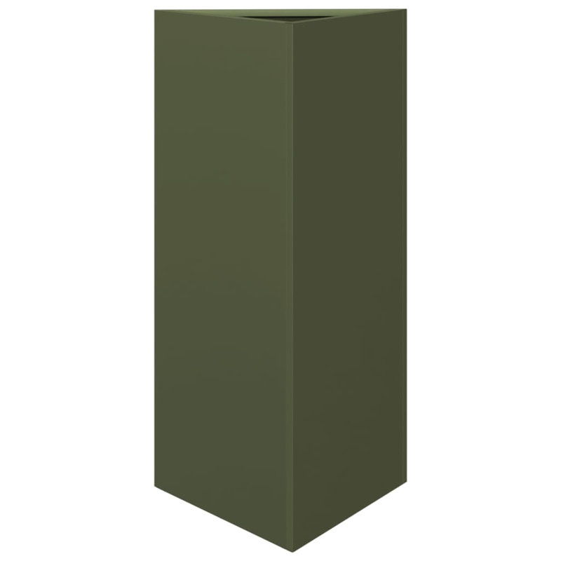 Alicija Planter Box, 70cm H x 40cm W x 34.5cm D, Olive Green