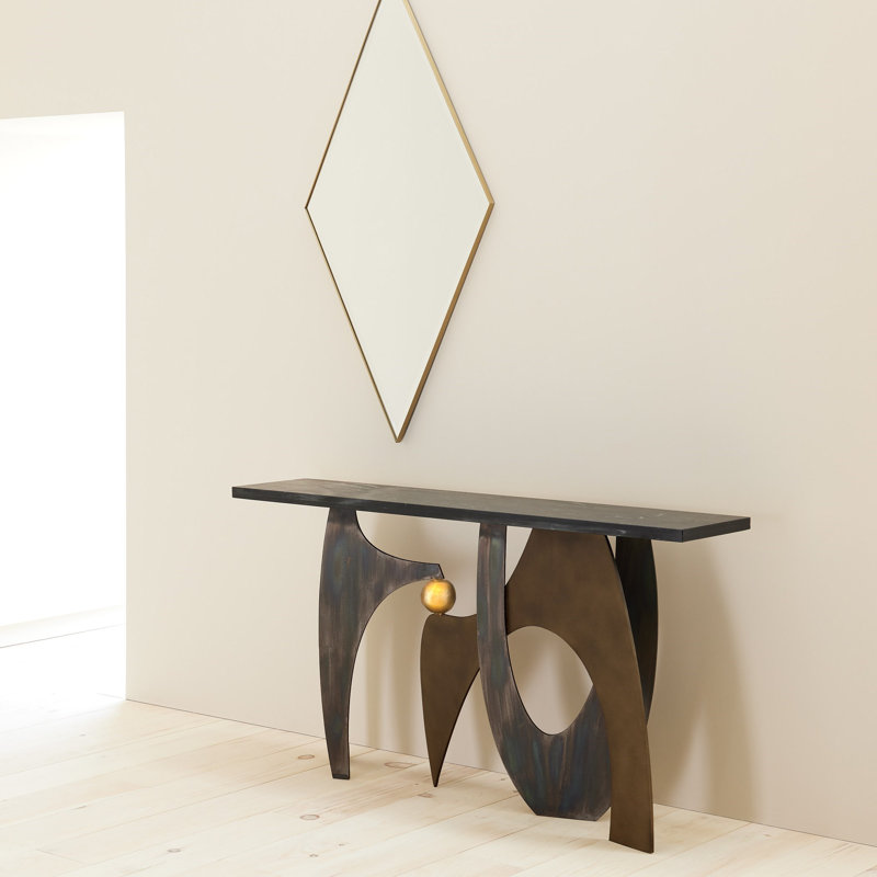 64'' W Marble Console Table