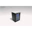 Mont Alpi MASFM-BSS 2.7 Cubic Ft. Black Stainless Steel Outdoor Rated Wine Cooler Lockable Compact Refrigerator Fridge Cabinet Module with Granite Countertop & Blue LED Lighting