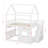 Full Size Wood House-Shaped Bed Frame With Large Under-Bed Space-86982148