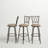 Basche Swivel Adjustable Height Bar Stool