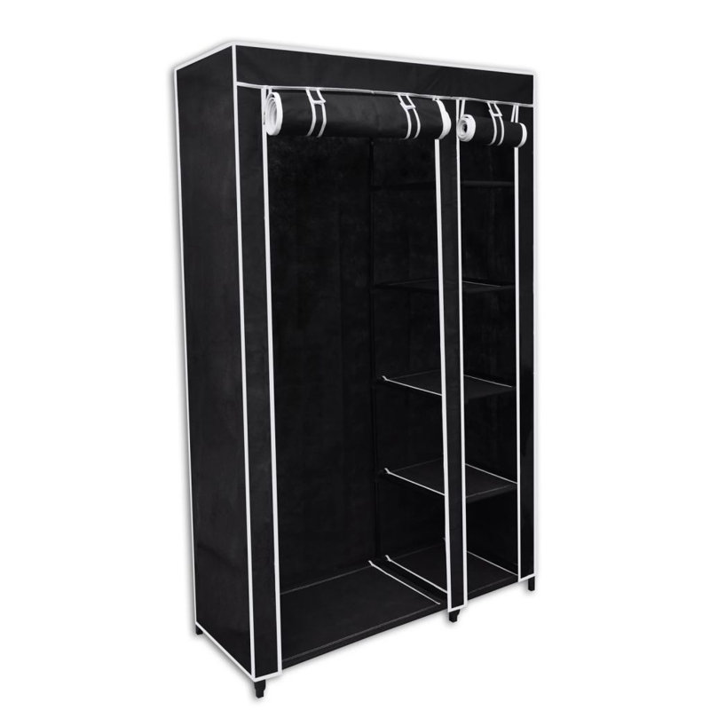 Garde-robe pliante Kingston Seymour, Noir
