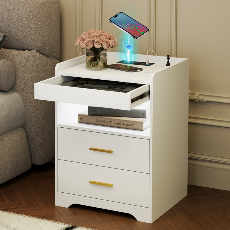 Table de chevet, Blanc