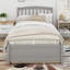 Lit plateforme simple en bois avec lit gigogne Onaigh-804327392