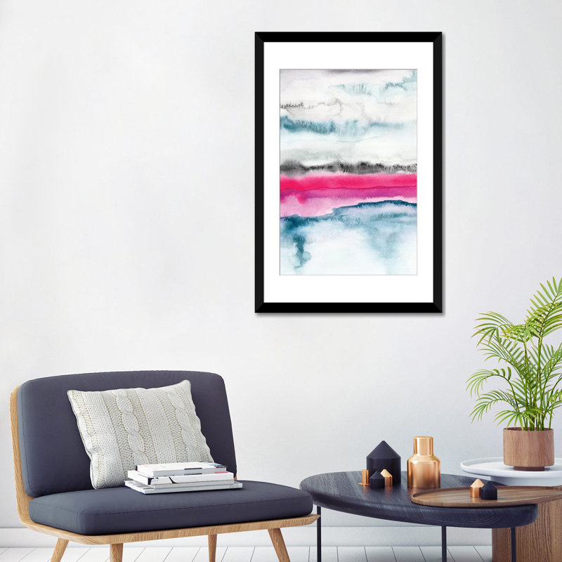 " Abstract XXI " by Marco Gonzalez, Wrapped Canvas, White, 18" H x 12" W x 0.75" D