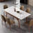 Simple Modern Rectangular Rock Slab Dining Table-107545501