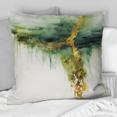 Coussin Awakenings In French Moss IV - Abstract