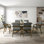 Nedyo 6 - Person Pedestal Base Dining Set