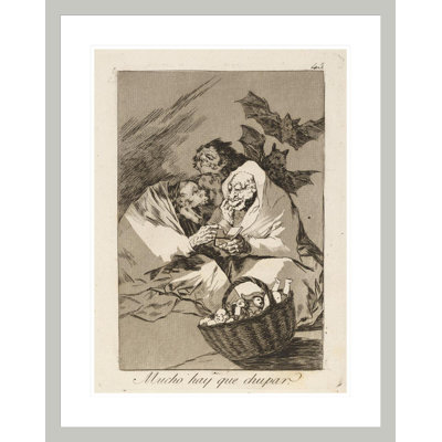 Beaucoup de foin que chupar. (Il y a beaucoup à sucer.) Par Francisco de Goya