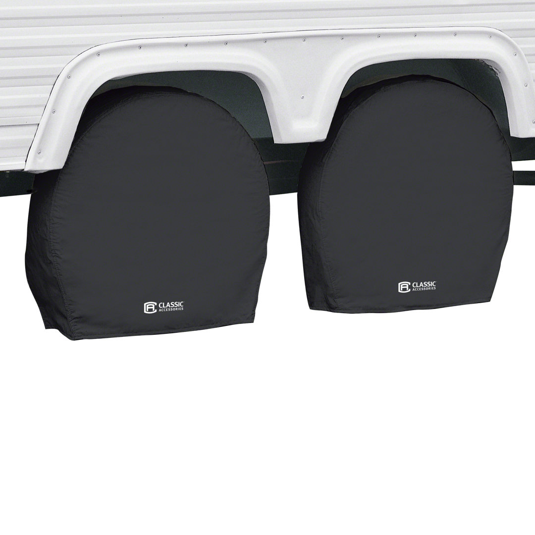 Ayvrie Elastic Mildew Resistant Wheel Cover By Arlmont & Co. (Set of 2) Arlmont & Co. 