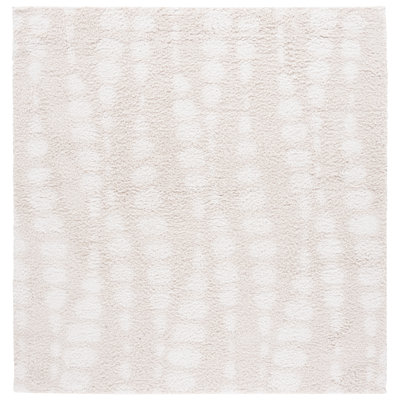 Tapis à poil long en polyester Rumi