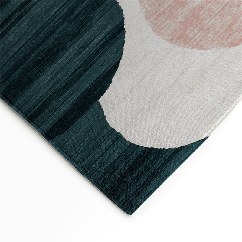 Tapis intérieur et extérieur beige Watercolor, Rectangulaire 3 pi x 5 pi