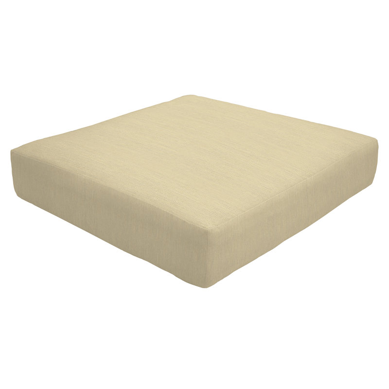 Coussin de repose-pieds sunbrella intérieur/extérieur couteaux edge, H 5 po x l 24 po x P 24 po