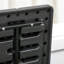 CLIY 62cm W Polyethylene Plastic Deck Box in Black