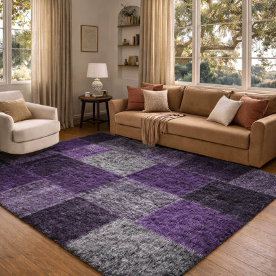 Tapis à poil long de qualité supérieure lavable à la machine ADS663