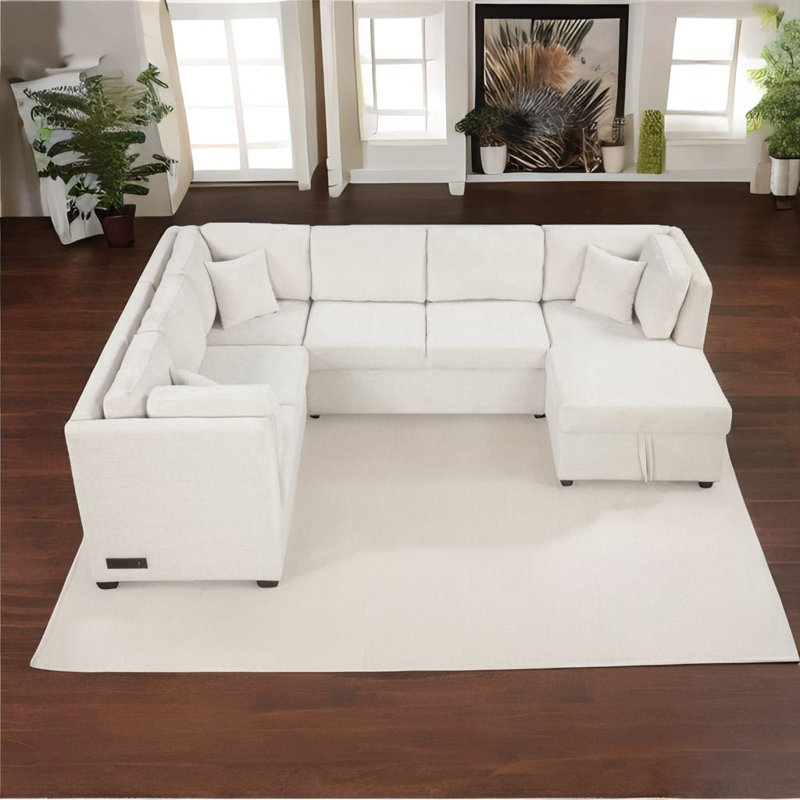 108.6" U-shaped Sectional Sofa