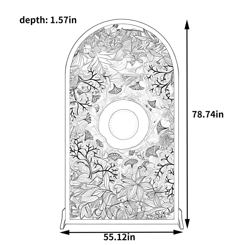 Winnah, 78.74" H x 55.12" W x 1.57" D