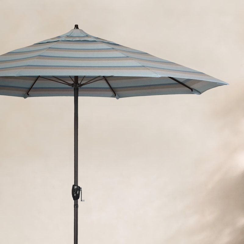 Deshaun 9' Market Sunbrella® Umbrella, Gateway Mist Sunbrella®
