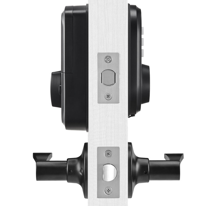 Serrure de porte d'empreinte digitale avec poignées à 2 niveaux VEVOR, serrure de porte d'entrée sans clé