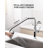 Single Handle Kitchen Faucet with Accessories-93486580