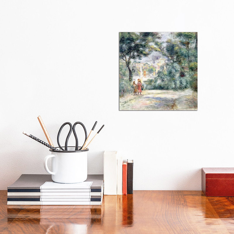 View of Sacre-Coeur, 1905 by Pierre-Auguste Renoir - 1 Piece Wrapped Canvas Wall Art, 30.48 cm H x 30.48 cm W