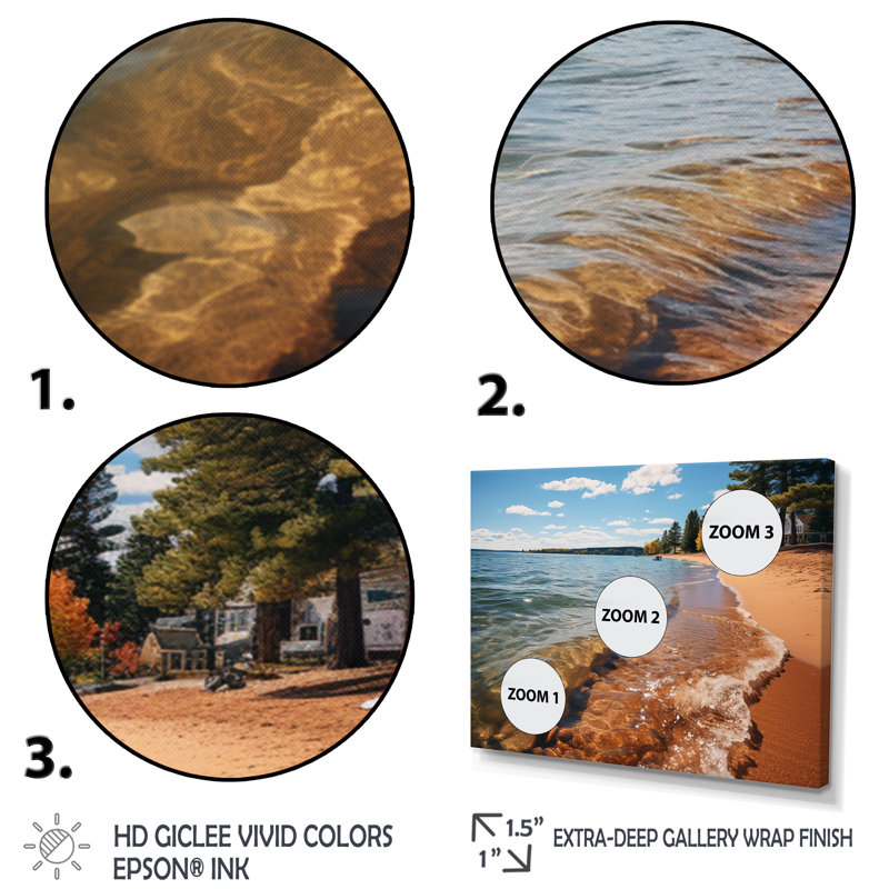 Canada Coastal Serenity II, Argent, H 30 po x l 40 po x P 1,5 po