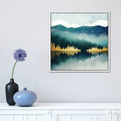 Mist Reflection 1 Piece Wall Art on Canvas
