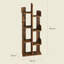 Bibliothèque géométrique en bois H 54,99 "x l 19,64" Nemec-1317543797
