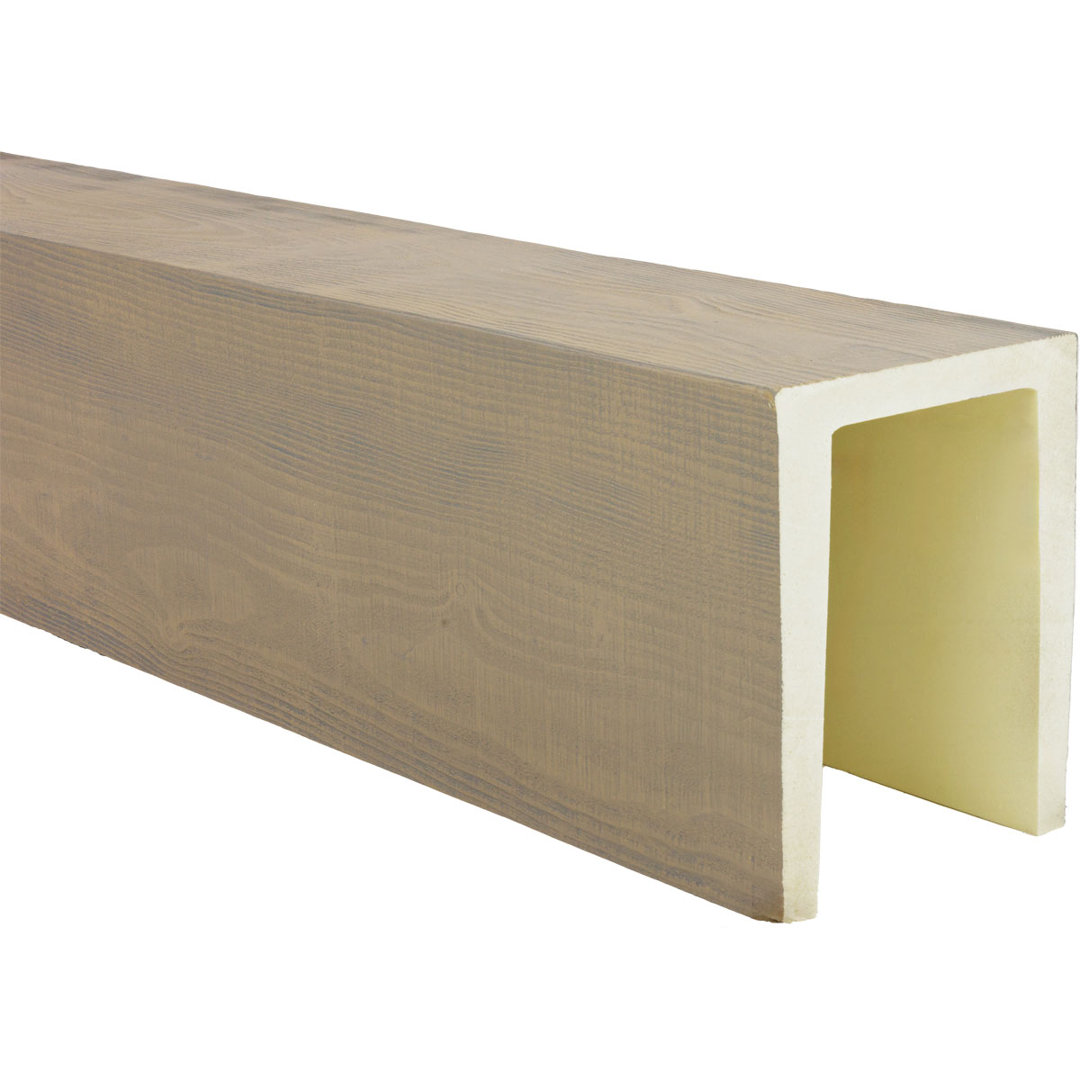 Heritage Timber Rustic Sawn Faux Wood 3-Sided Beam (U-Beam) Ekena Millwork 