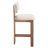 Upholstered Stool With Solid Wood Frame-1150270784