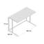 Tapia Metal Base Writing Desk